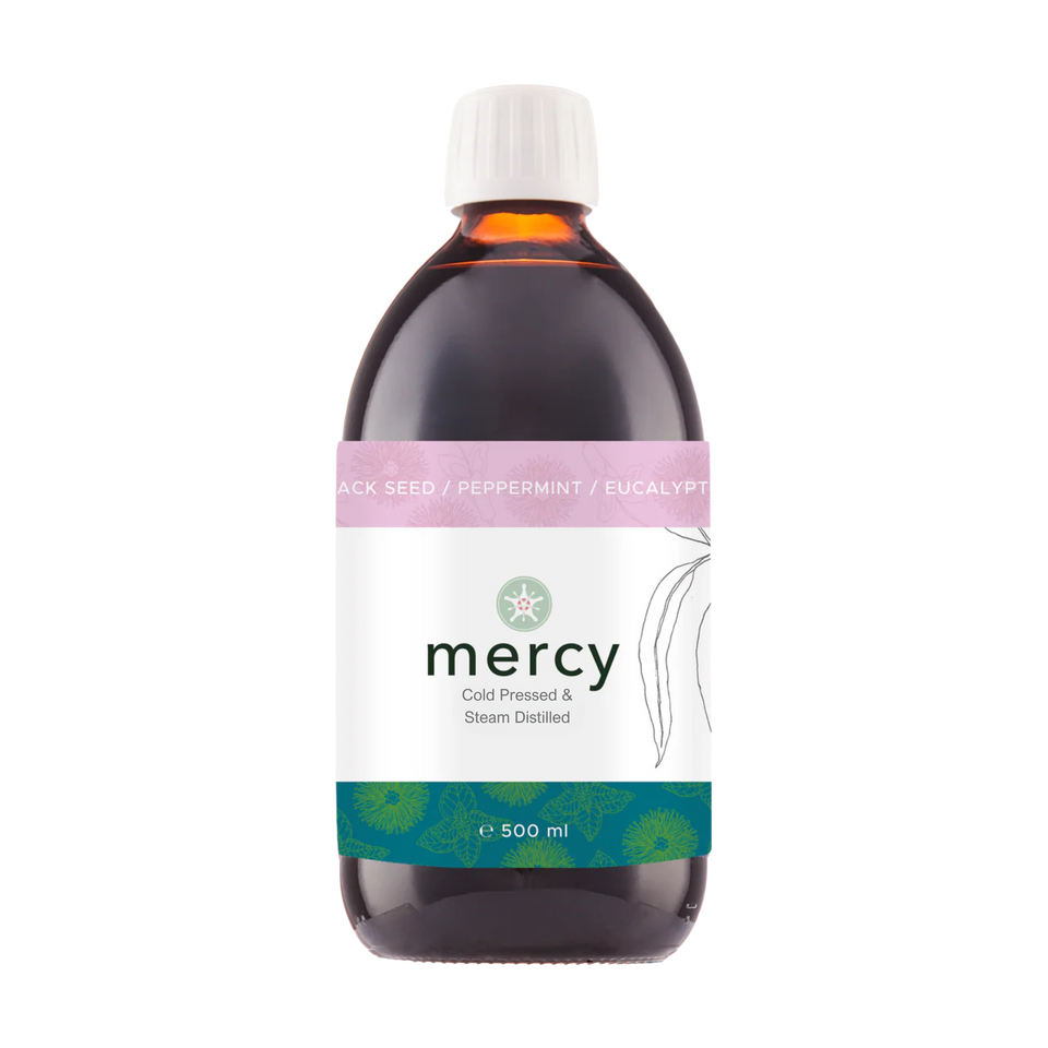 Organic Black seed, Peppermint & Eucalyptus Oil – mercy oil
