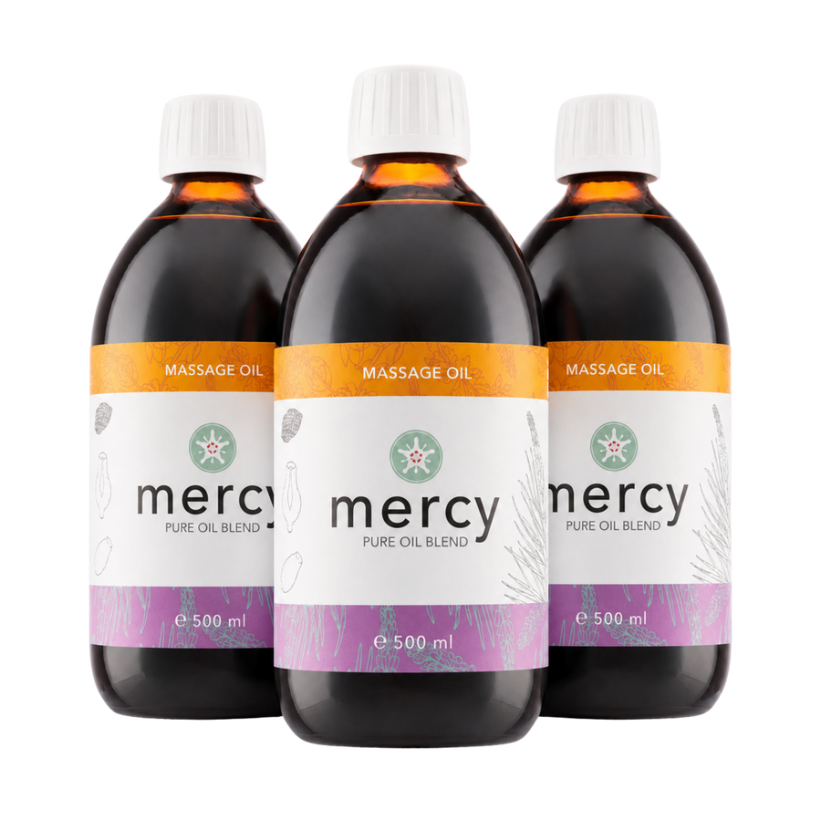 The Body Trio Bundle — 3 × 500ml Organic Massage Oil